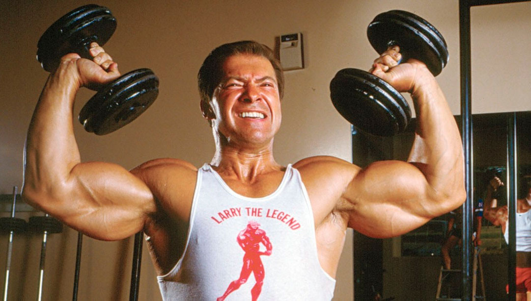 Жим Ларри Скотта - нестандартное упражнение для огромных плеч.